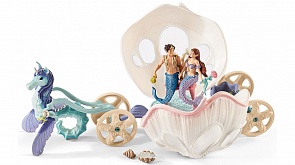 Игровой набор - Королевская ракушка-карета с русалками (Schleich, 41460k)